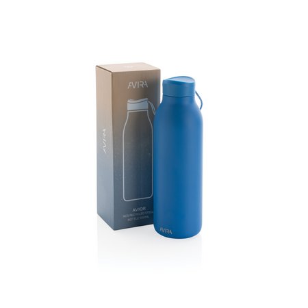 Avira Avior RCS recycelte Stainless-Steel Flasche 500ml mit Logo als Werbemittel