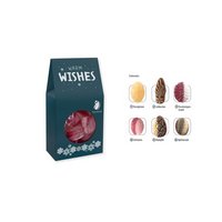 Beutelschachtel mit Bonbons bedruckt mit Logo