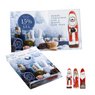 Süßes Briefchen Mini Schoki-Weihnachtsmännchen mit Logo