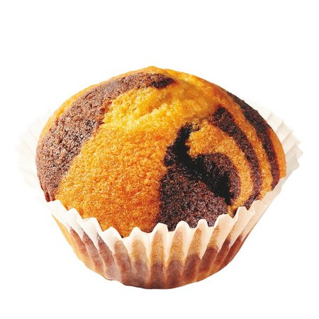 Mini Muffin 1 Stück im Flowpack Mamor als Werbegeschenk