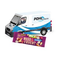 3D Präsent Transporter Lorenz  Nuss & Frucht mit Logo