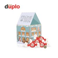 3D Präsent Haus duplo Knusperlen mit Logo