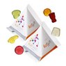 Fruchgummi Fußball 12g in Werbe-Pyramide  bedruckt mit Logo