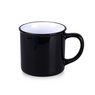 Keramikbecher Loft schwarz/weiß mit eigenm Logo