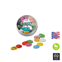 Klarsichtdose Jelly Beans mit Logo