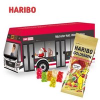 3D Präsent Bus mit Haribo Goldbären mit Logo