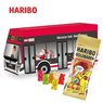 3D Präsent Bus mit Haribo Goldbären mit Logo