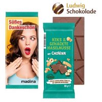 ChoViva® Schokoladenalternative 80g mit Logo
