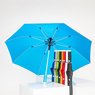 AC-Midsize-Stockschirm FARE® Whiteline mit Werbung