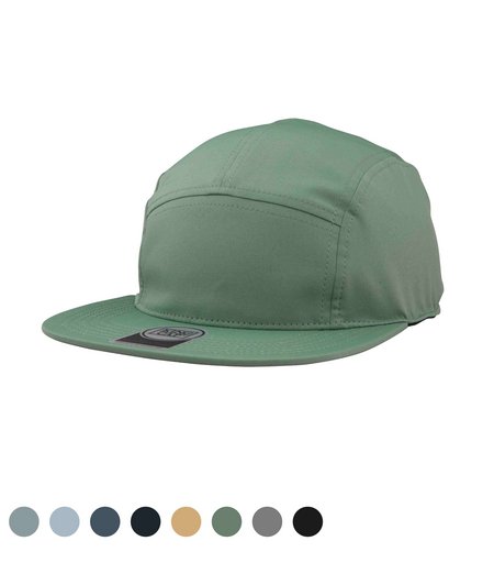 Exclusive Recycled Flat Peak Cap bedruckt mit Logo