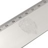 Lasergravur Lineal metall 30 cm mit Logo