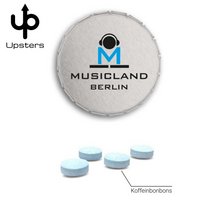 Mini Clic Clac Box Koffeinbonbons mit Logo