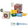 Werbewürfel mit süßer Füllung Ritter Sport Schokotäfelchen mit eigenem Logo
