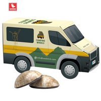 3D Präsent Transporter WEISS Lebkuchen mit Logo