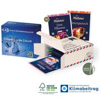  Premium-Tee von Meßmer in der Werbebox mit Logo