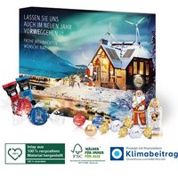 Adventskalender Lindt Premium-Selection Inlay aus 100 % recyceltem Material mit eigenem Logo