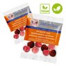 Fruchtgummis Rote Früchte vergan in kompostierbarer Folie ca. 14g bedruckt mit Logo