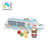 3D Präsent Schiff mit Fairtrade Schokolade mit Logo