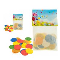 Buntes Samenkonfetti mit eigenem Logo