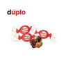 Füllung 3D Präsent Haus duplo Knusperlen mit Logo