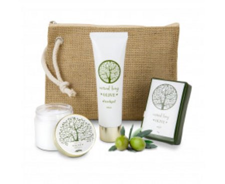 Wellness-Geschenkset Natura bedrucken logo