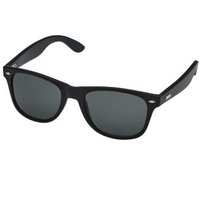 Arlo Bambus Sonnenbrille mit schwarzer Beschichtung mit Logo
