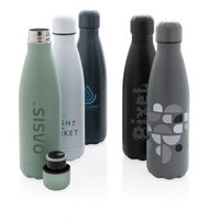 Farbvarianten Einfarbige Vakuumisolierte Stainless Steel Flasche 500ml mit Logo