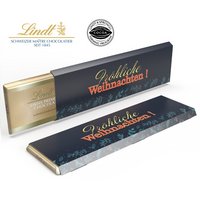 Lindt Alpenvollmilch Extra Tafel im Werbeschuber mit Logo