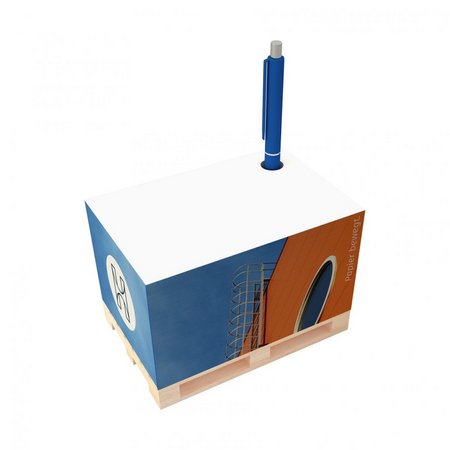 Palettenblock Euro 12 x 8 x 6 cm als Werbegeschenk