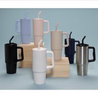 Auswahl Embrace Deluxe Becher aus RCS recyceltem Edelstahl 900ml mit Logo