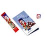 Weihnachtskarte mit Schoko-Lolly bedruckt mit Logo