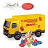 3D Präsent LKW Ostern mit Schokoladenmischung von Lindt mit Logo