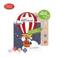 Adventskalender Lindt Individuelle Kalenderform Organic mit eigenem Logo