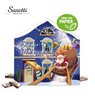 Adventskalender Weihnachtshaus exklusiv Sarotti Fairtrade Schokolade mit Logo