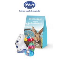 Osterpräsent Selection Mini mit Schokolade von Klett mit Logo