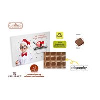 Tisch Adventskalender Reinpapier individuell bedruckt mit Logo