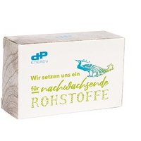 Handgeschöpfte Seife Olive mit Karonage mit Logo 