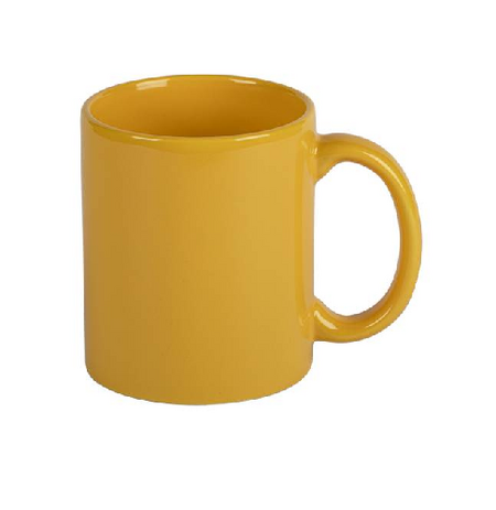 Henkelbecher Wiesbaden sun yellow mit Logo 