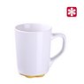 Keramikbecher Ivory Boden gelb mit eigenem Logo bedruckt
