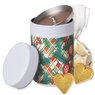 Butter Herzen Kekse 100g in Metalldose Maxi bedruckt mit Logo