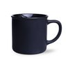 Keramikbecher Loft Supreme schwarz/schwarz mit individuellem Logo bedruckt