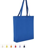 Baumwolltasche Classic 48 x 42 cm mit zwei langen Henkeln und Boden- und Seitenfalte mit Logo