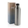 Silberne Avira Avior RCS recycelte Stainless-Steel Flasche 1L mit Logo