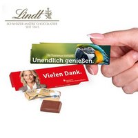 LINDT SCHOKOTÄFELCHEN 2ER mit eigenem Logo
