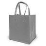 BERGAMO Tragetasche grau 31 x 33 x 21 cm mit kurzen Henkeln und großem Volumen  mir eigenem Logo