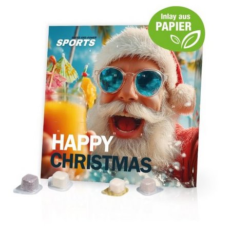 Tisch-Adventskalender Waterdrop mit Logo