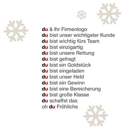 Werbevorschlag duplo 1er mit eigenem Logo