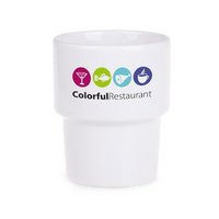 Porzellanbecher FREDDO  mit individueller Werbung