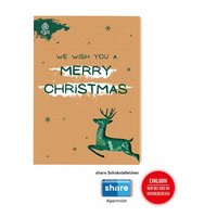Marken Wand Adventskalender share Schokotäfelchen mit Logo