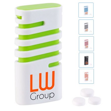 Springfeder-Spender Mini-Minze mit Logo